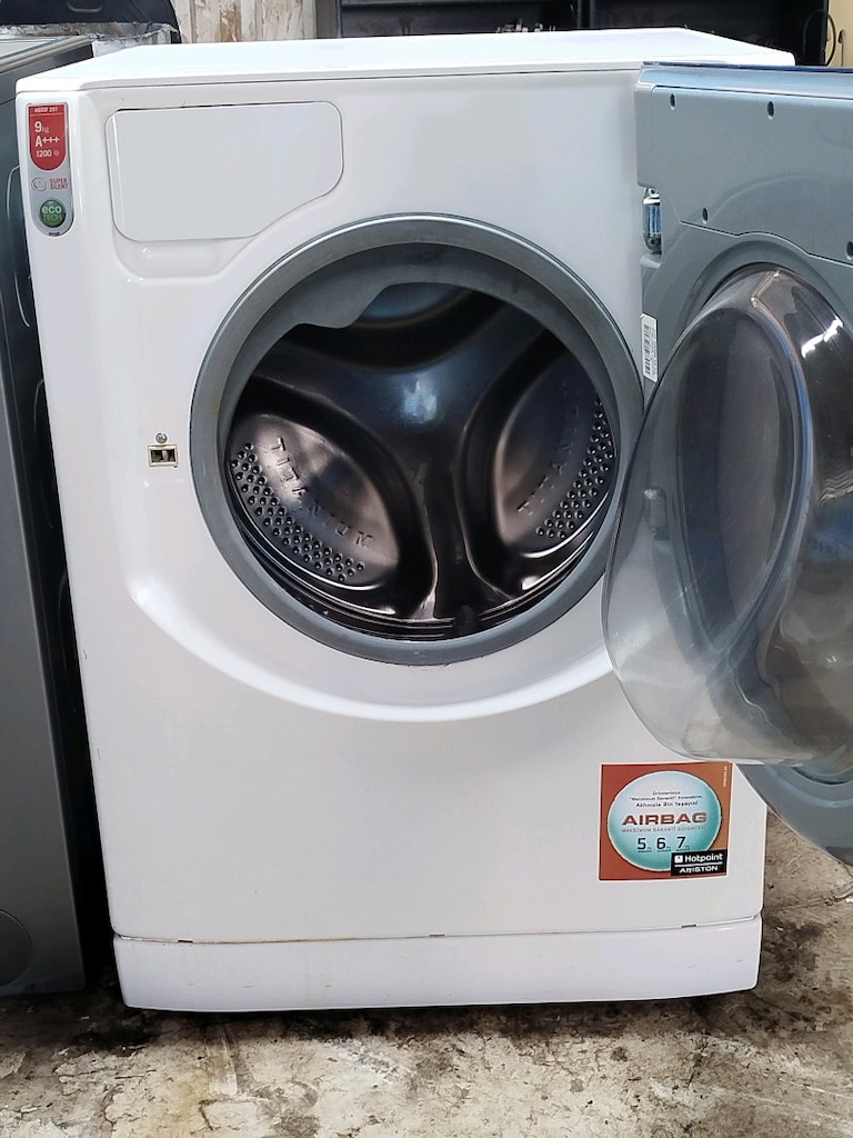 AQUALTİS 9 KG ÇAMAŞIR MAKİNESİ İZMİR İÇİ 3 AY GARANTİMİZ VARDIR - 3