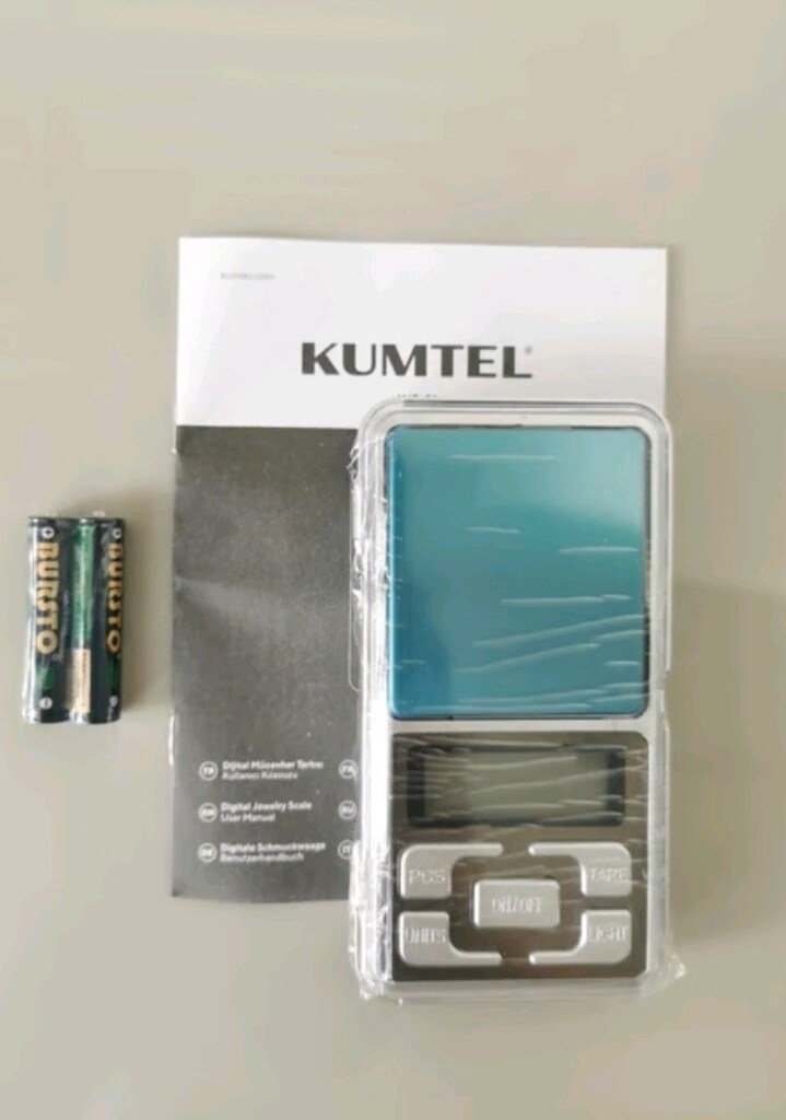 KUMTEL hassas dijital mücevher tartısı. LCD Ekran. Sıfır kutusunda. - 9
