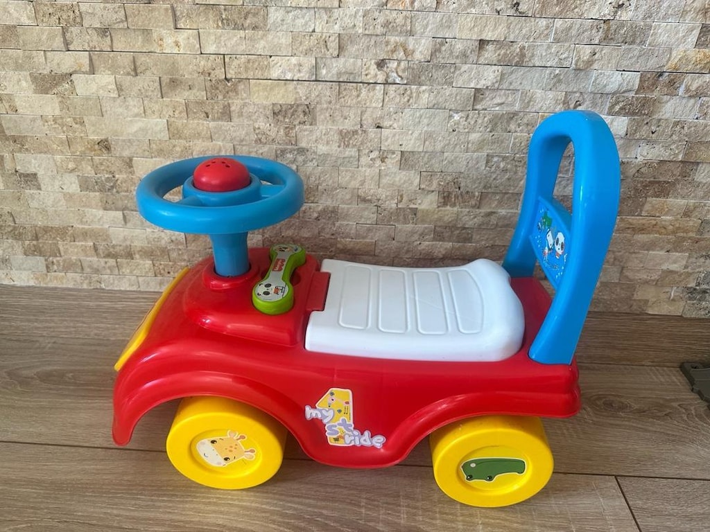 fisher price bin git araba