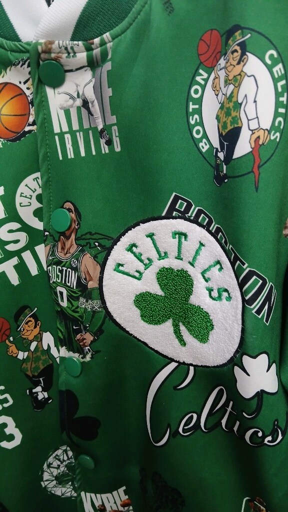 Boston Celtics temalı kolej / bomber ceket - 2