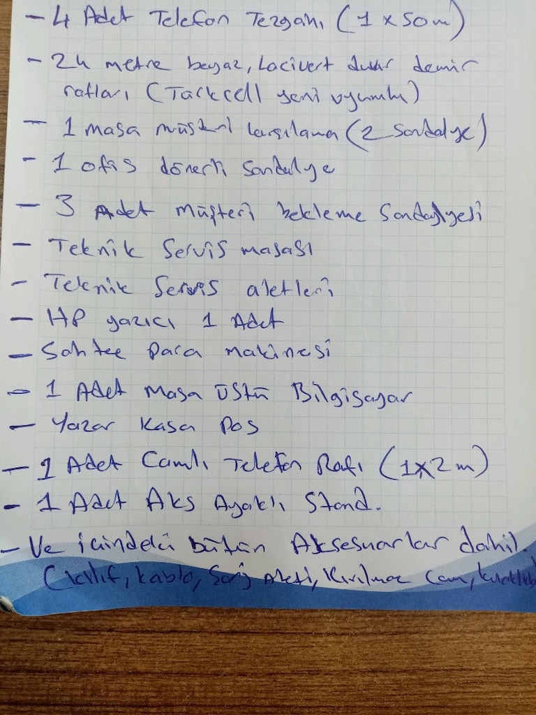 ACİL SATILIK TELEFON DÜKKANI MALZEMESİ - 12
