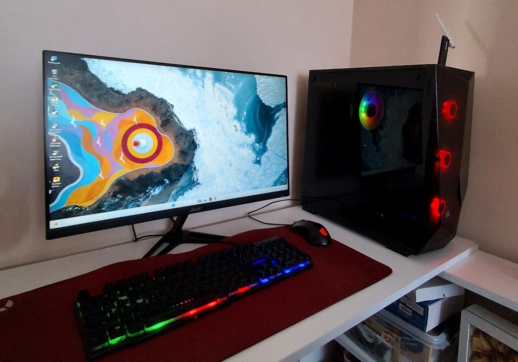 FULL SET OYUNCU BİLGİSAYARI / R5 3600 - GTX 1650 - 165Hz MONİTÖR - 4