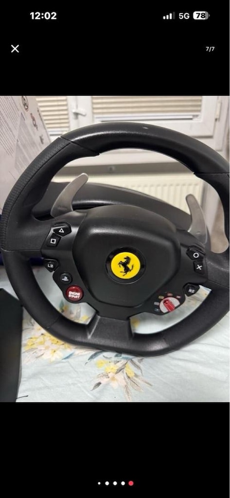 THRUSTMASTER T80 Ferrari 488 GTB PS/PC Direksiyon Seti - 7