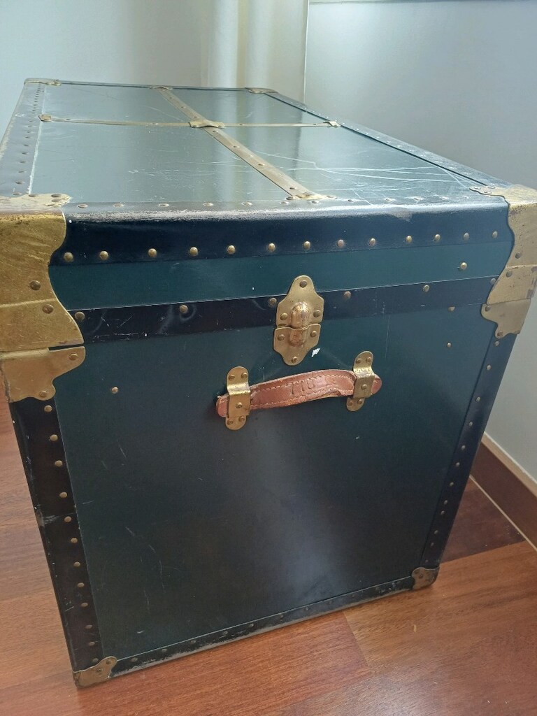 Amerikan Vintage Sandik. 60 yıllık. çok temiz - 2