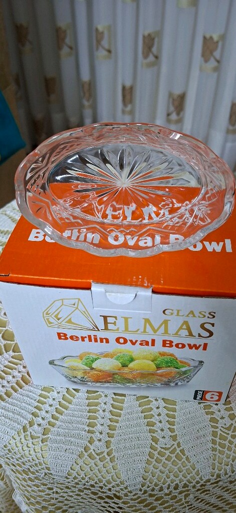 GLASS ELMAS BERLİN OVAL BOWL 6 LI - 3