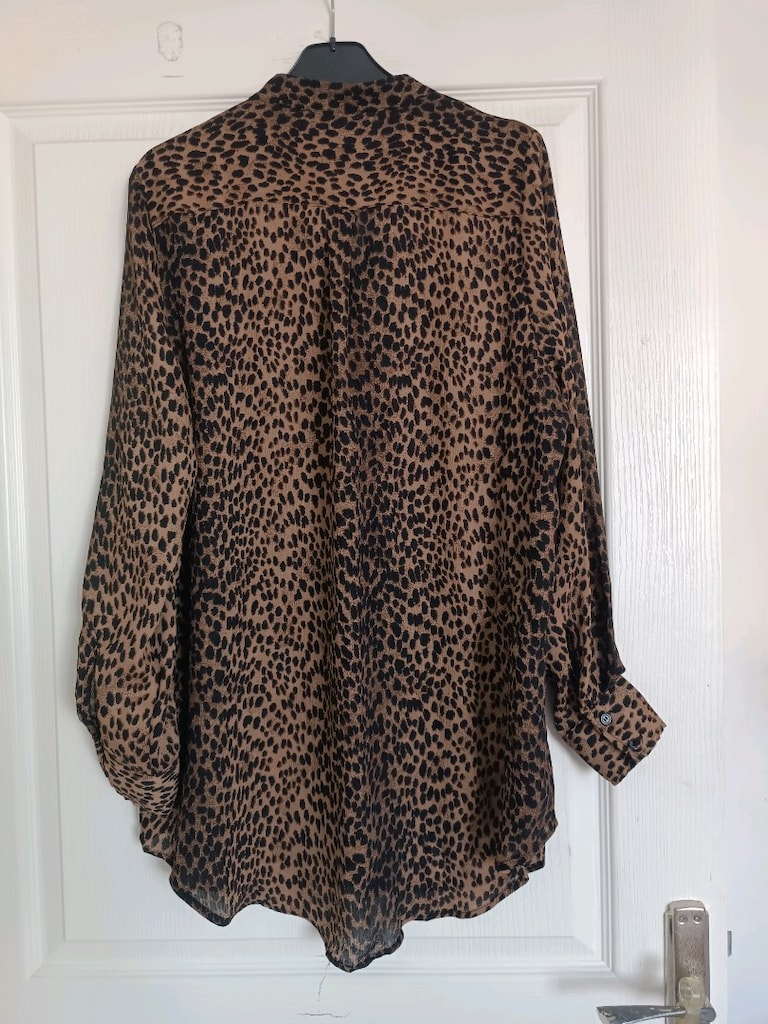 H&M şifon tunik gömlek — görsel 4/5