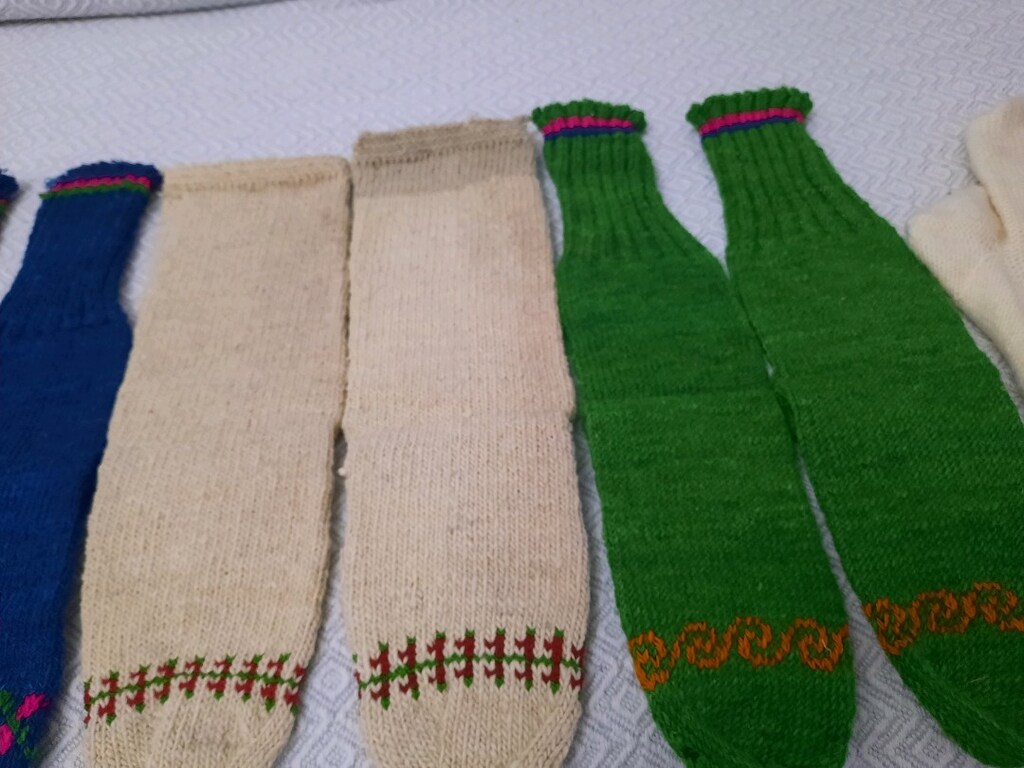 yün çoraplar nostalji - 2