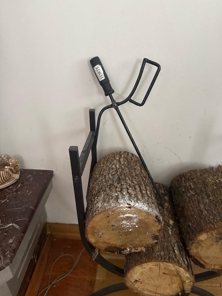 Şömine Odunluğu ve maşa seti, odunluk - 2
