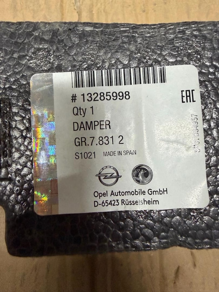 Opel Corsa D Ön Tampon Köpüğü Yeni Model Gm Orjinal 13285998 - 2