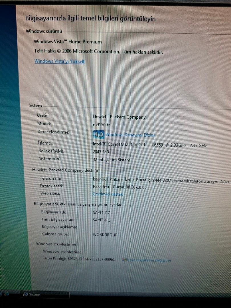 Hp intel core 2 duo masaüstü bilgisayar 19 inç samsunğ ekran - 4