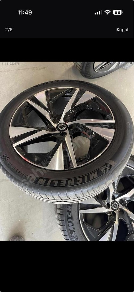 Volvo xc90 sıfır 20” jant & lastik takımı - 2