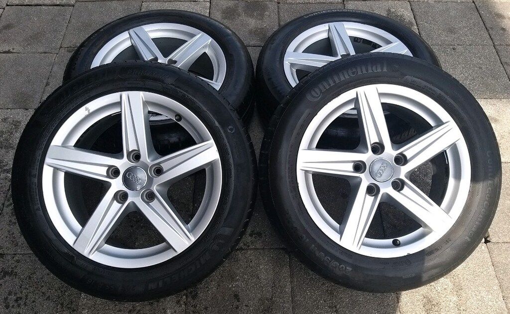 205 55 16 ORJİNAL JANT LASTİK TAKIMI AUDİ CADDY JETTA GOLF AUDİ PASSAT - 4