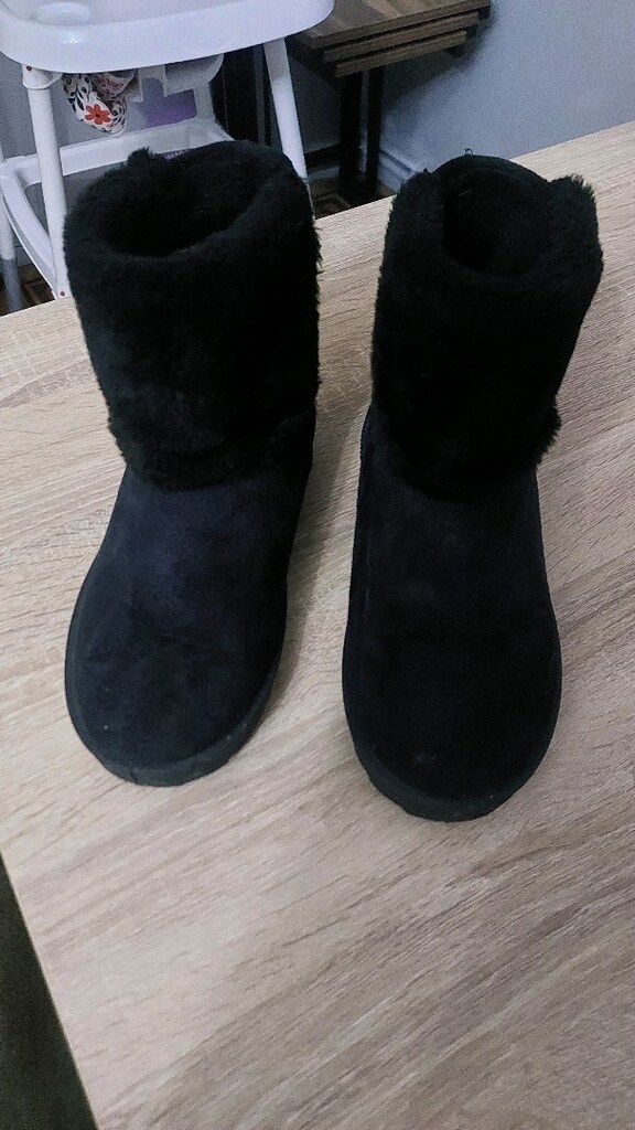 Kadın Bot süet Kürklü - 7