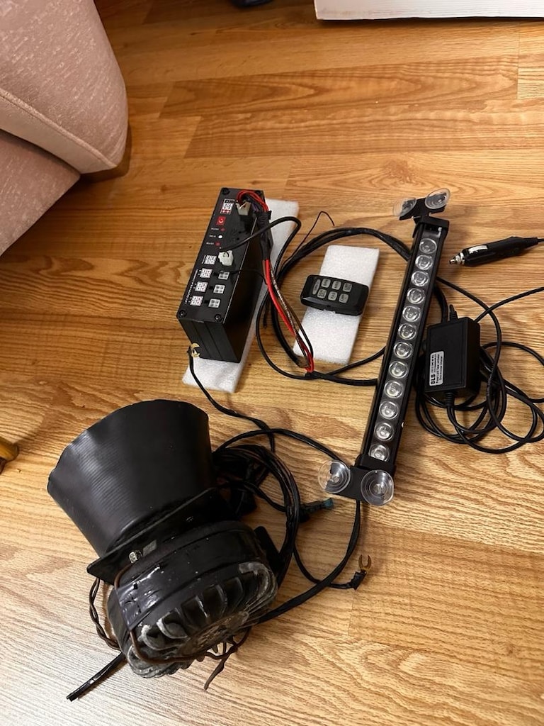 KOMPLE Profesyonel Set Siren & Cam içi Çakar - 4