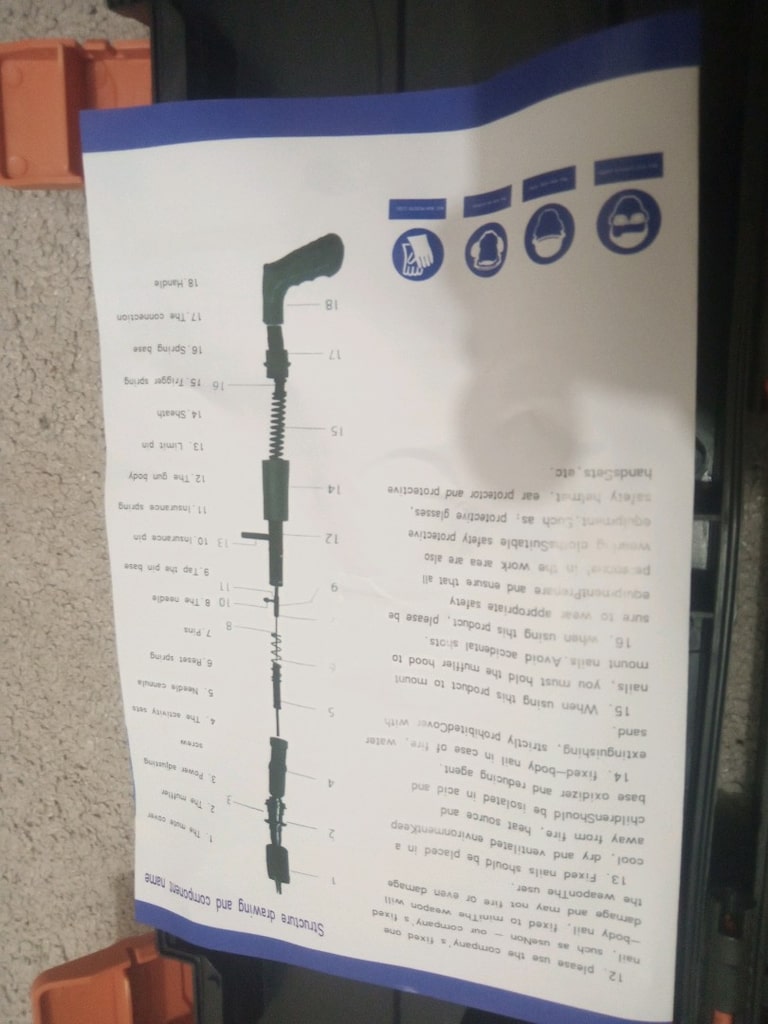Çelik çivi tabancası/ Duvar Çivi Atış Makinesi - 3
