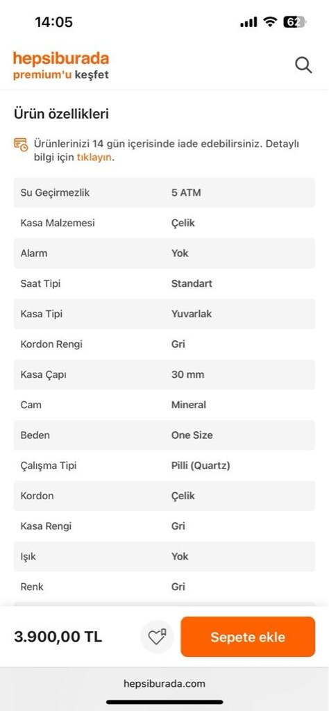 Essence Kadın Kol Saati - 8