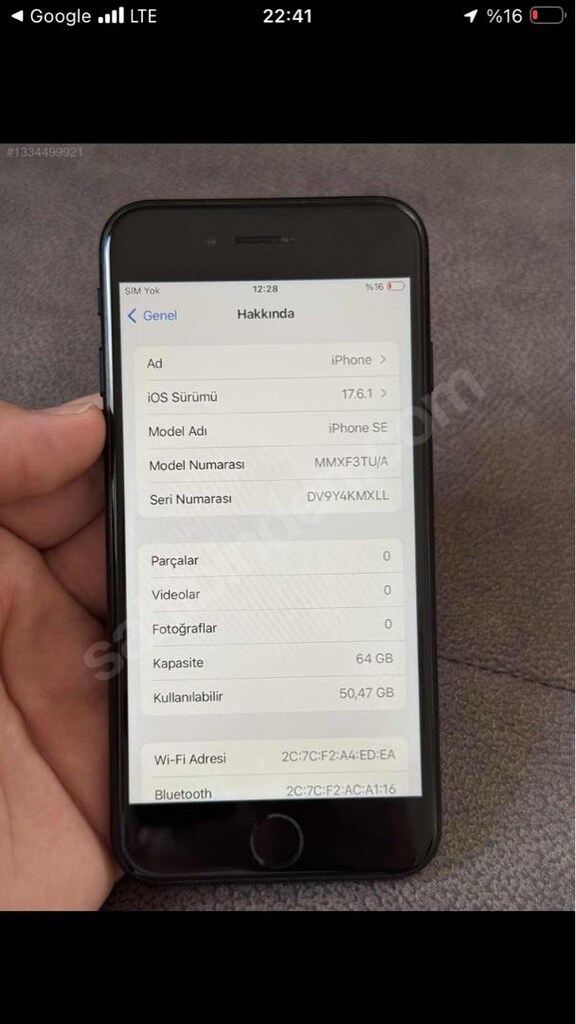 iPhone se—3 nesil - 8