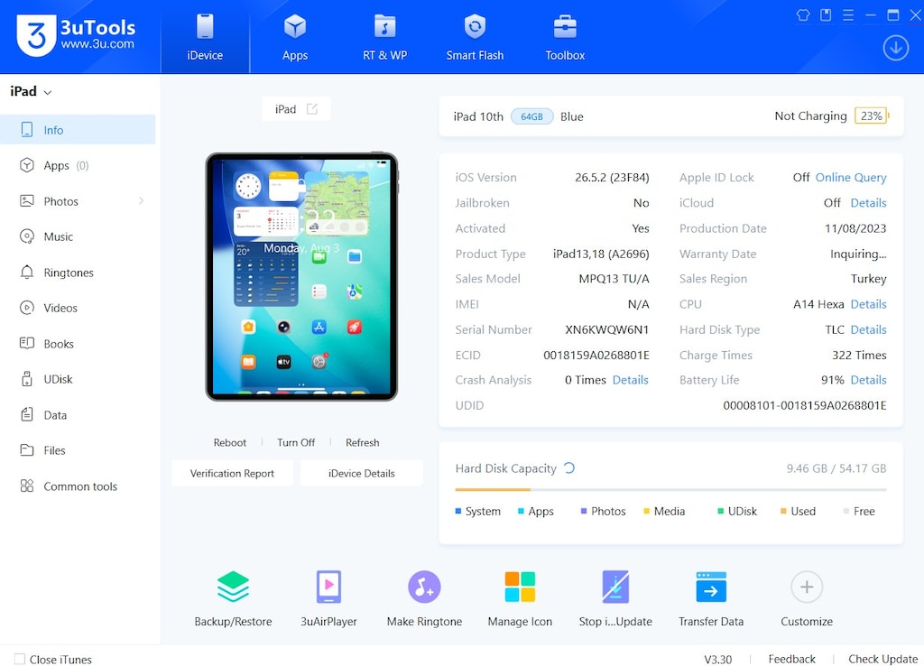 İPAD 10.NESİL WİFİ 64 GB 10.9 İNÇ MPQ13TU/A TEMİZ TÜRKİYE CİHAZI - 11