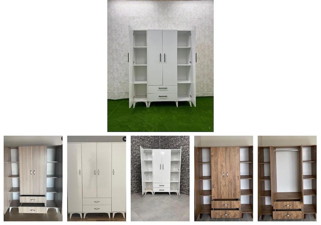 4 kapaklı elbise dolabı walxgiwlvg - 6
