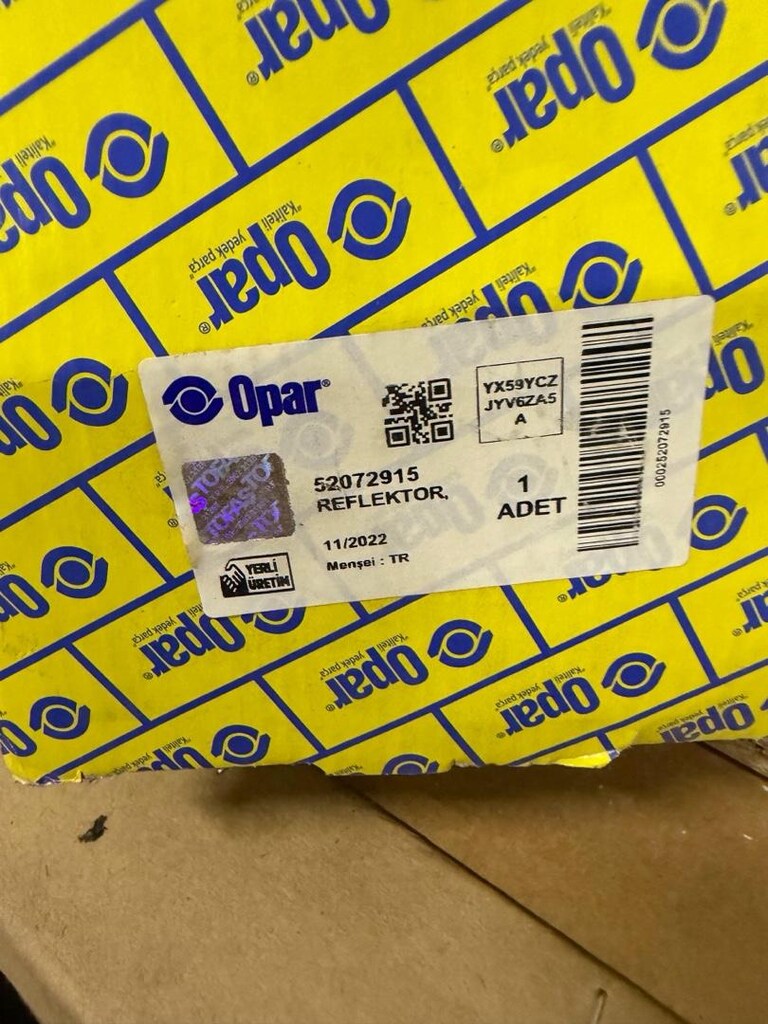 Fiat egea cross hb sw sol arka reflektör sıfır orjinal 52072915 - 5