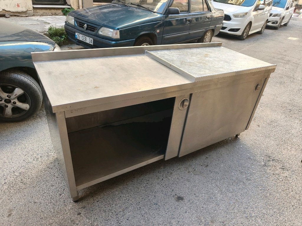 krom kapaklı çalışma tezgahı - 12