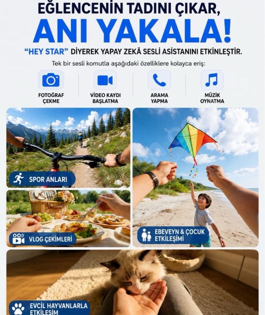 AKILLI GÖZLÜK CY01 ÇİFT LENSLİ(SIFIR) - 10