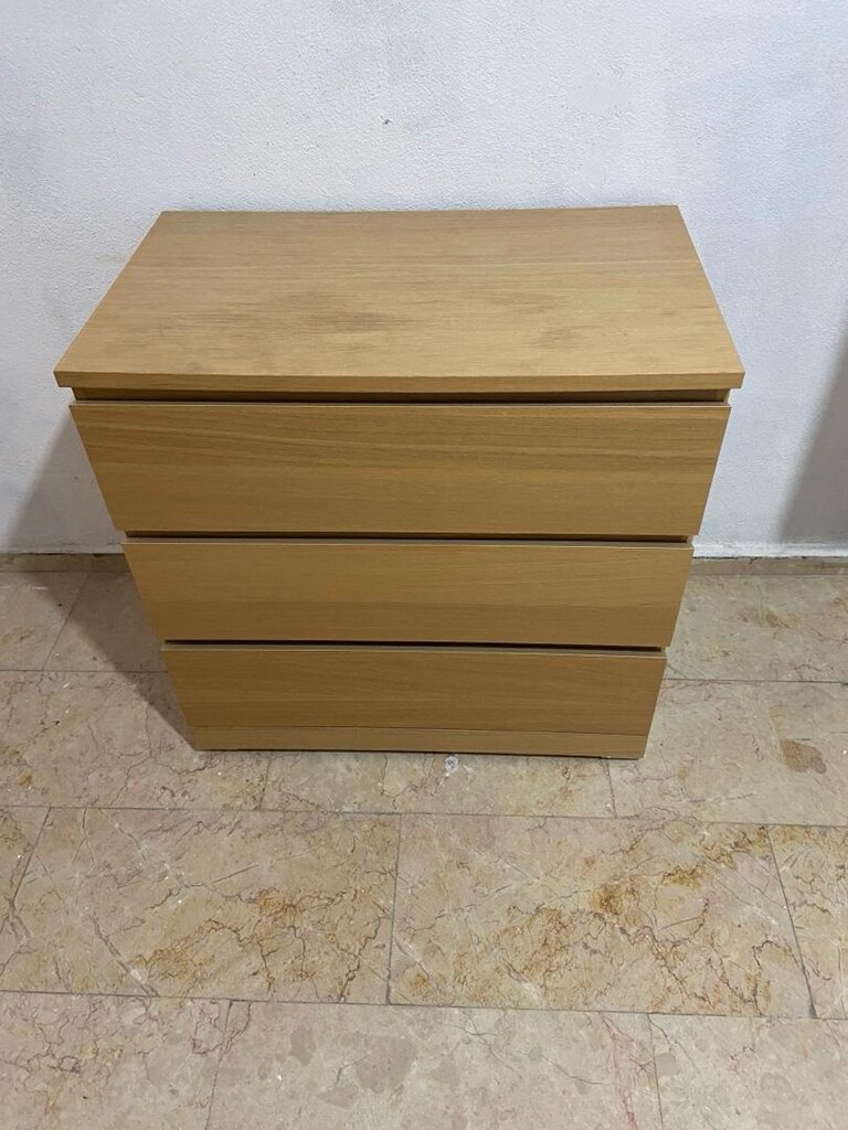ikea malm şifonyer masif - 2