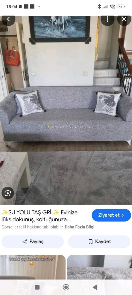 koltuk örtüsü ALTIN ROZA - 4