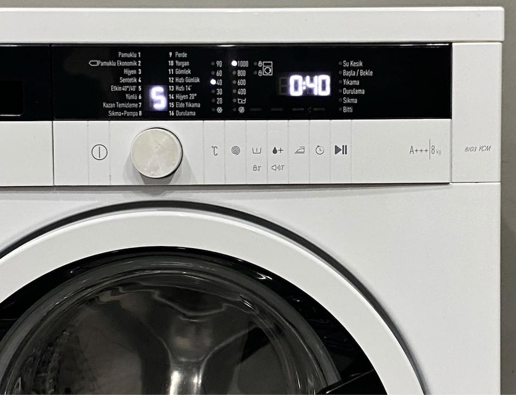 ARÇELİK 8 KG A+++ PİANO MODEL ÇAMAŞIR MAKİNESİ HEMEN TESLİM - 4