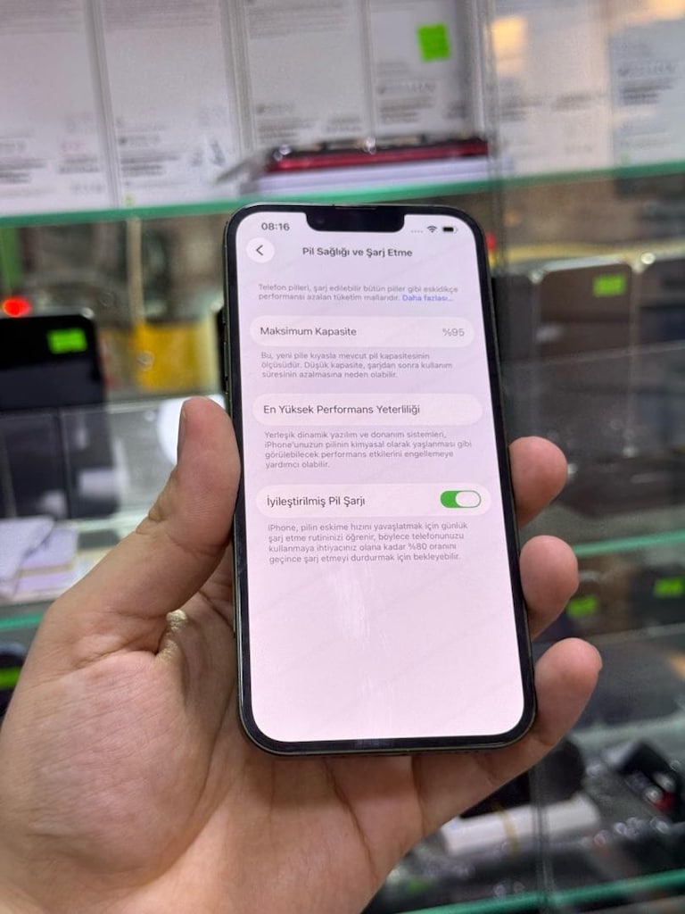 6 AY GARANTİLİ İPHONE 13 256GB PİL 95 - 2