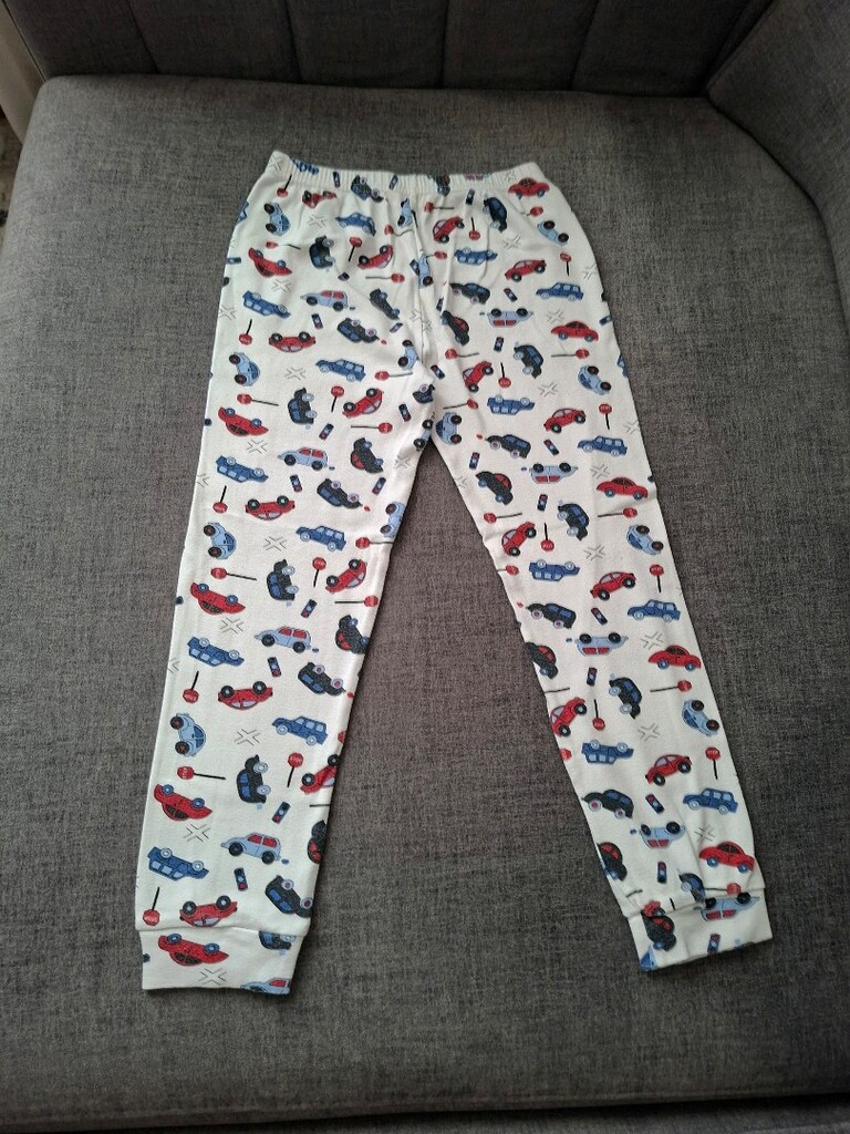 9-10 Yaş Araba Desenli Pijama Altı - 4