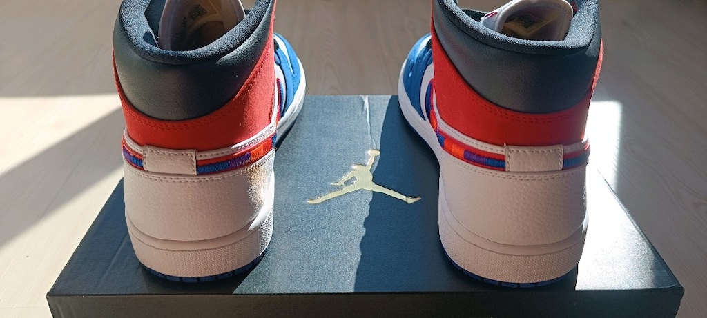 Air Jordan 1 Mid SE Multicolor Swoosh 44 - 5