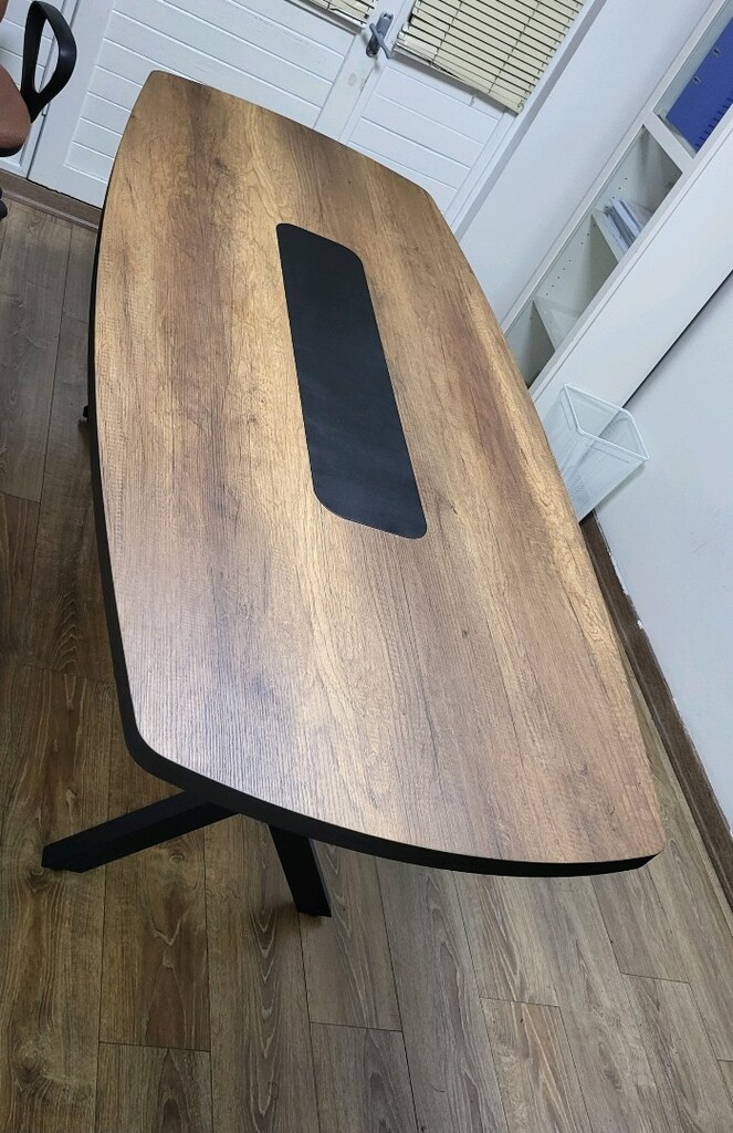 OVAL KESİM TOPLANTI MASASI 200×90 - 2