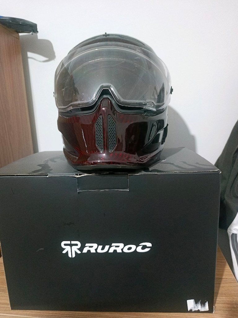 Ruroc karbonfiber kask Atls 4.0 - 2