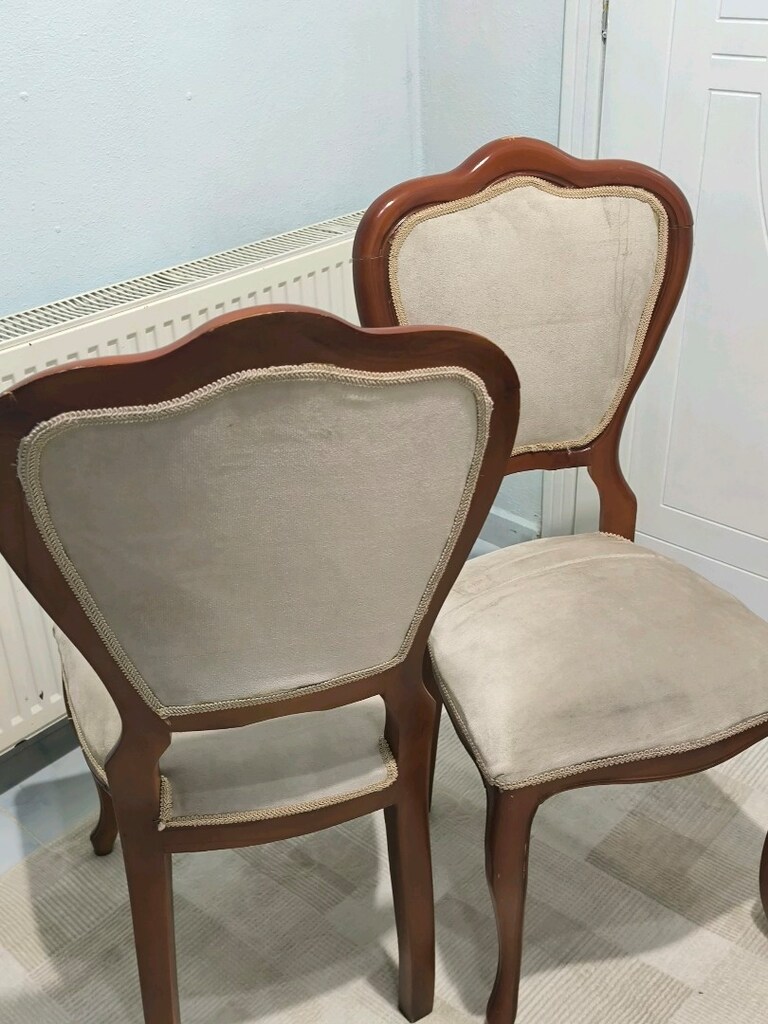 4 adet sandalye yuvarlak masa - 6