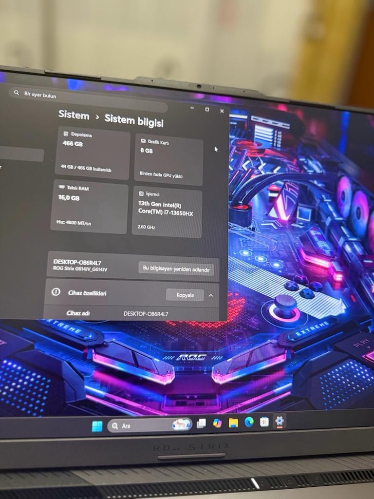 Asus Rog Strix G16 Garantili Gaming Laptop - 5