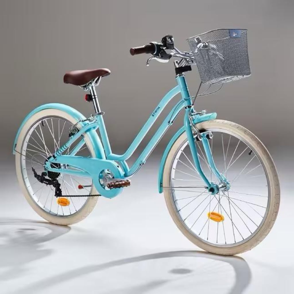 Decathlon Btwin 500 sepetli Çocuk şehir Bisikleti 24 jant - 7