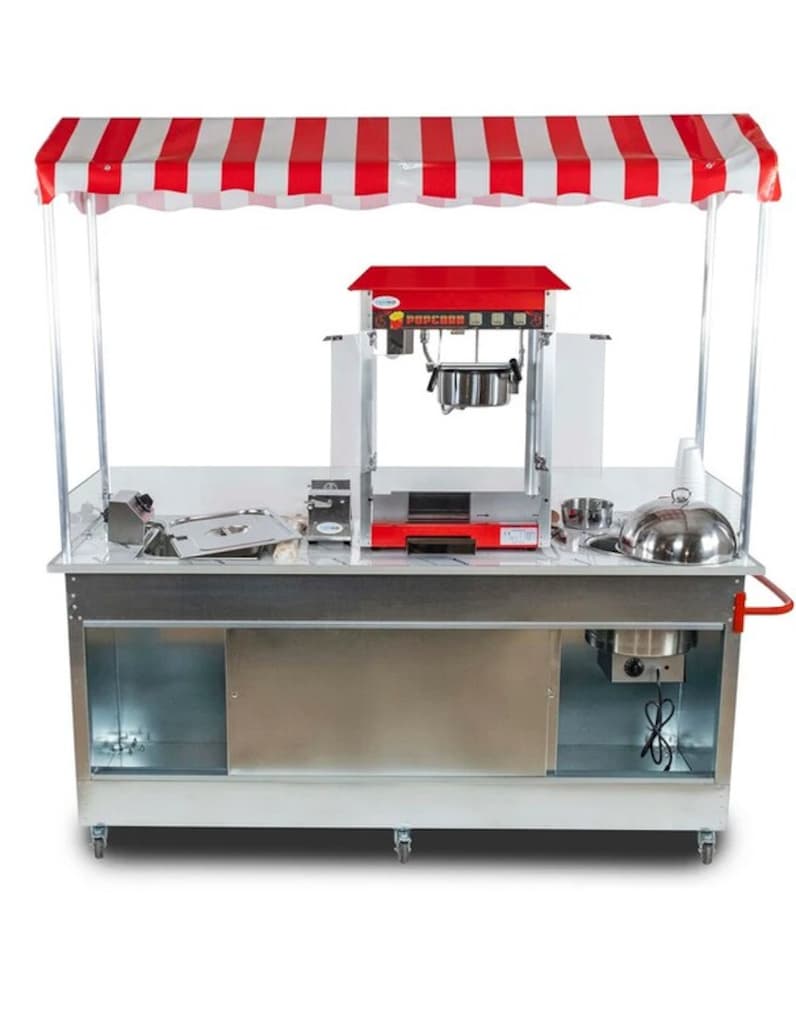 Çubukta Patates Bardakta Mısır ve Popcorn Arabası 1013 - 5