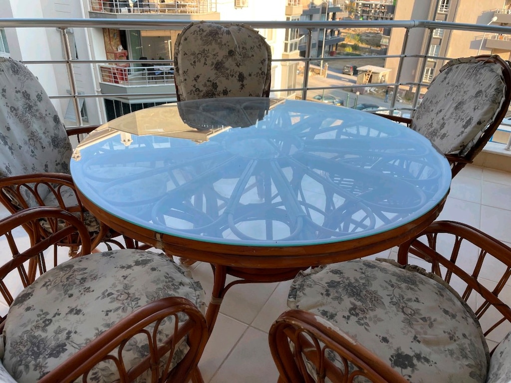 Bambu balkon takımı - 6