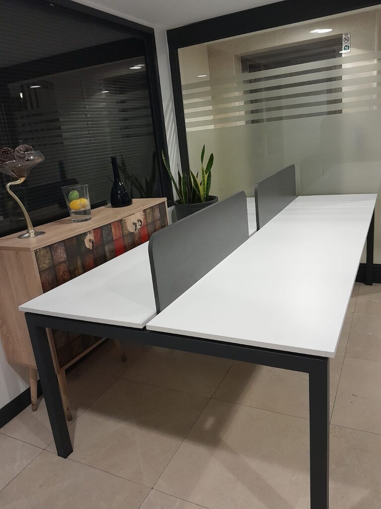 PANELLİ ÇALIŞMA MASASI / ÇOKLU PERSONEL MASASI / ARAL OFİS - 12