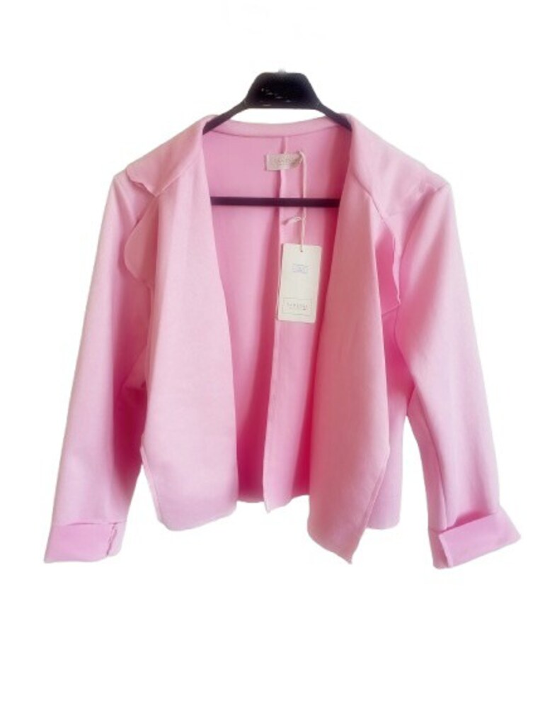 Vanessa Pudra Pembe Blazer Ceket