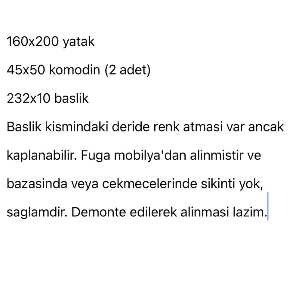 160x200 bazali Fuga mobilya yatak, yatak basi, komodinleri - 7