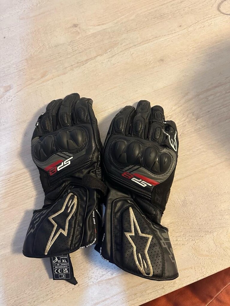 Öğretmenden Temiz Az kullanılmış AlpineStars SP-8 Motorsiklet Eldiveni