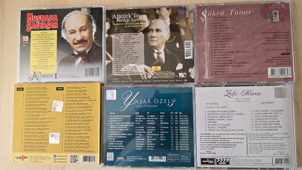 Türk Sanat Müziği Üstadları DVD leri. - 2