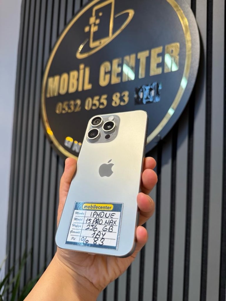 NOKTA HATASIZ IPHONE 15 PRO MAX 256GB CİHAZ - 2