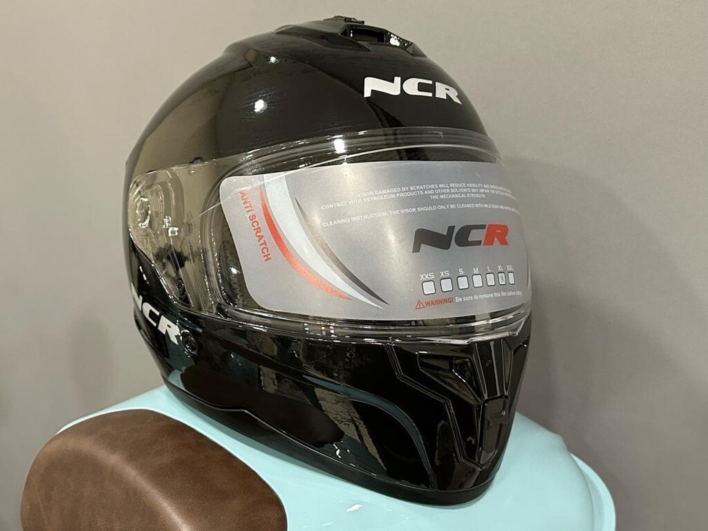 NCR RAPİD M70E KAPALI KASK - Parlak Siyah - 2