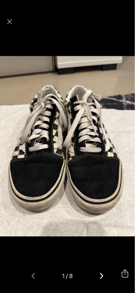 vans damalı erkek ayakkabı