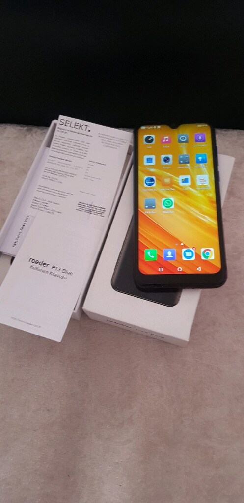 REEDER p13 bulue sıfır gibi tertemiz kılıfı var - 8