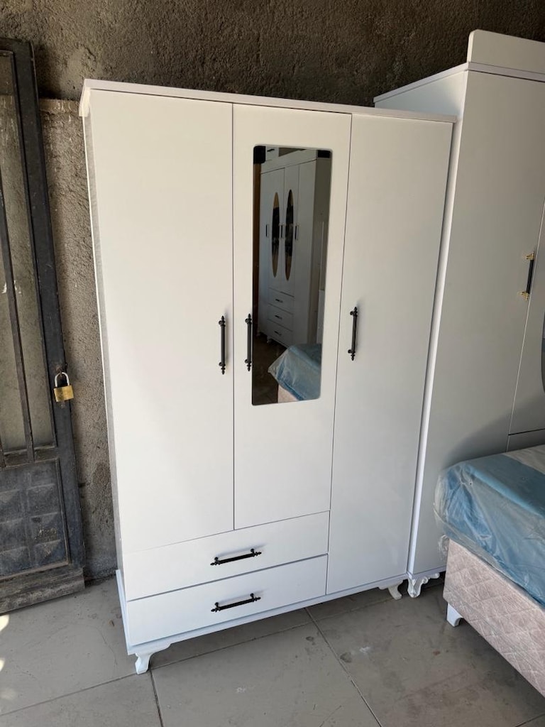 3 kapaklı elbise dolabı sıfır - 3