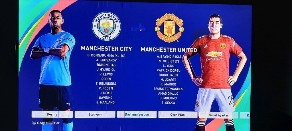 PS4 VE PS5 UYUMLU PES21 GUNCEL KADRO 2025 2026 SEZON FUL TUM TAKİMLAR. - 4